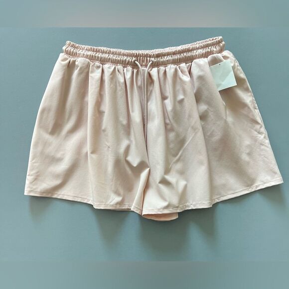 Zella Pants - New Zella Soft Pink Elastic Shorts Size S